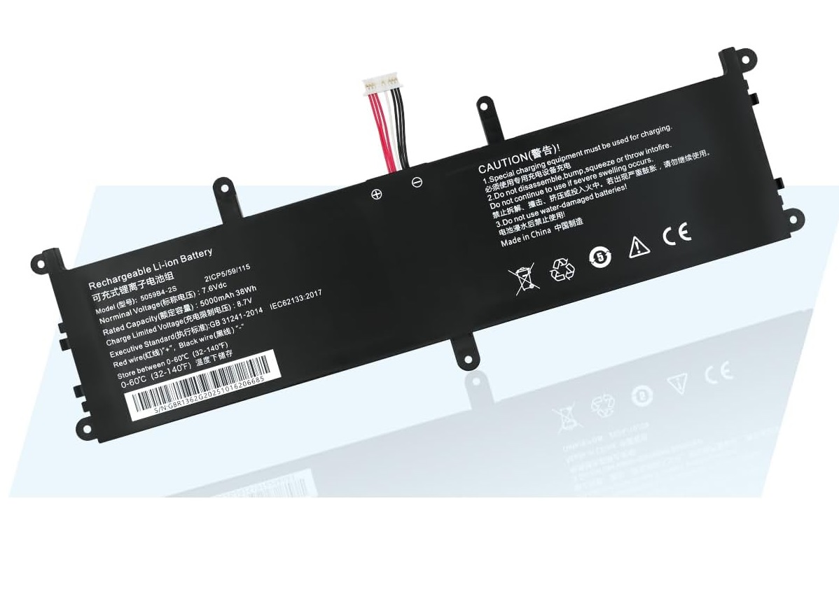 (image for) 5059B4-2S Chuwi GemiBook 13.3 Inch CWI528, Pro 14 CWI529 7.6V 38Wh Bateria