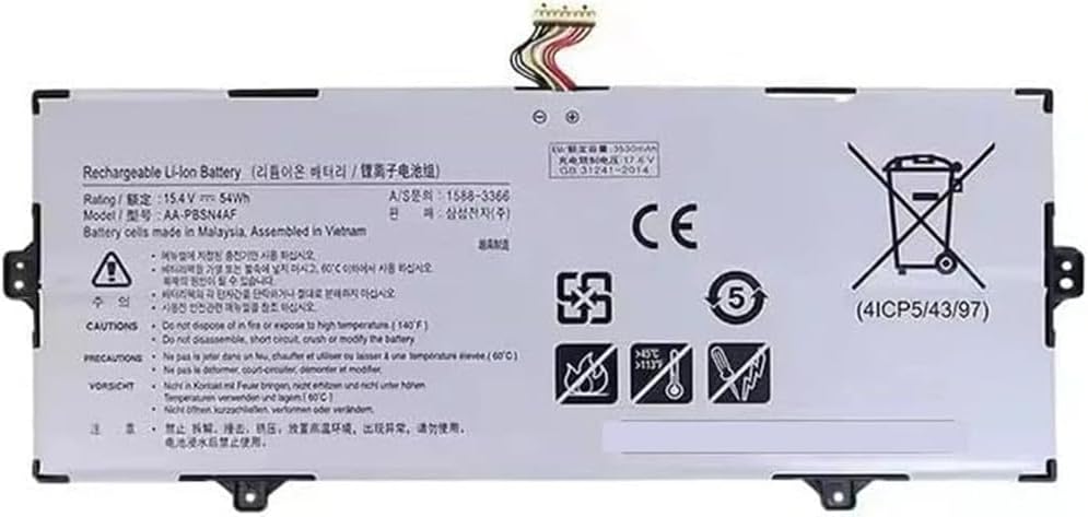 (image for) AA-PBSN4AF AAPBSN4AF Samsung Notebook 9 Pen 13 Inch NP930SBE NT930SBE Bateria