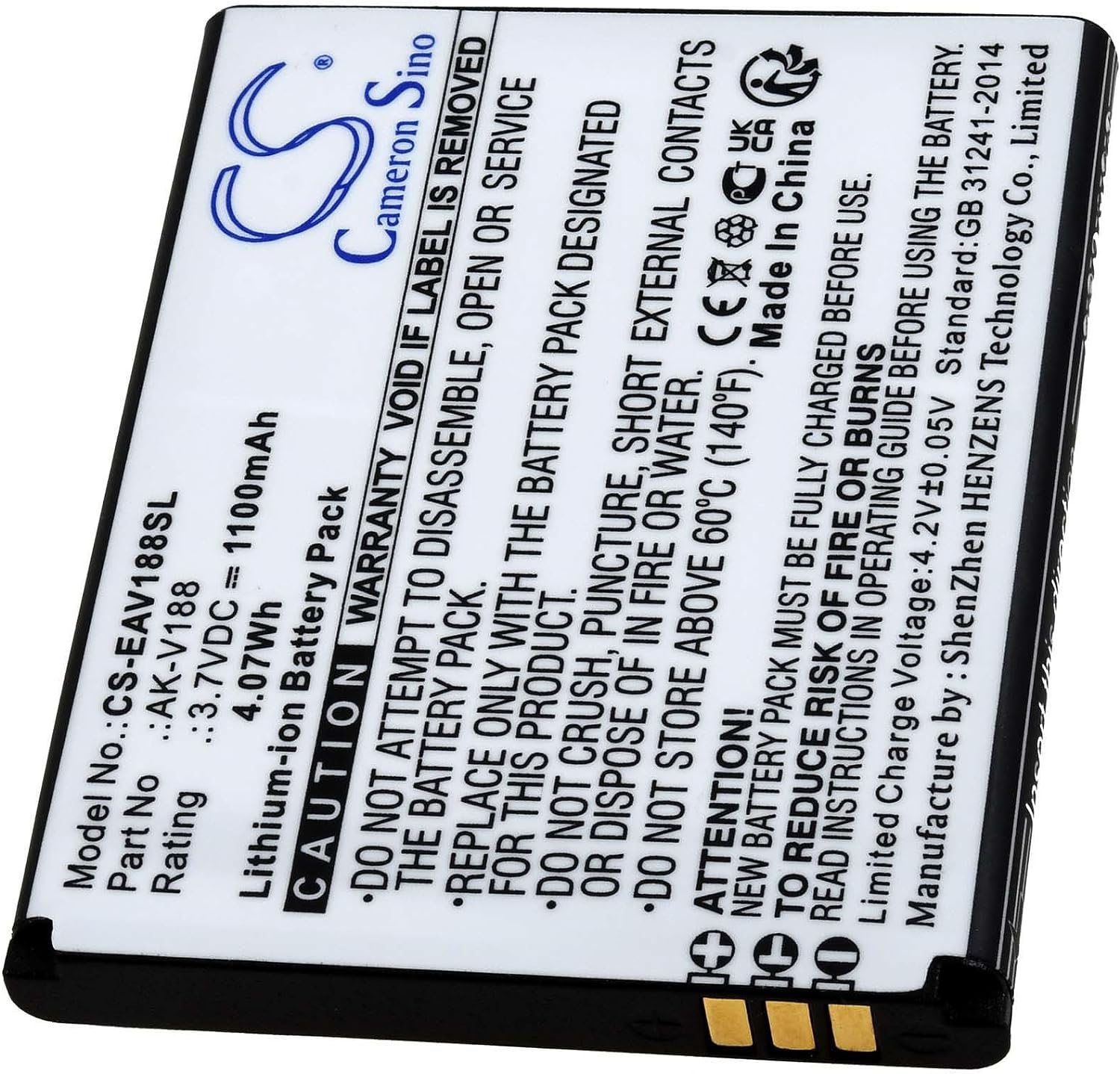 (image for) 3,7V Li-Ion Emporia Touch Smart TouchSmart AK-V188 AKV188 Bateria