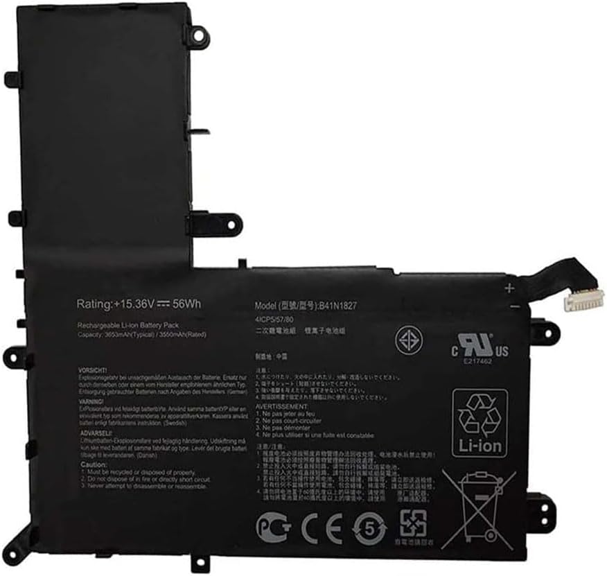 Bateria para B41N1827 Asus ZenBook Flip 15 Q507 Q507I Q507IQ Flip 15 UM562 UM562IA