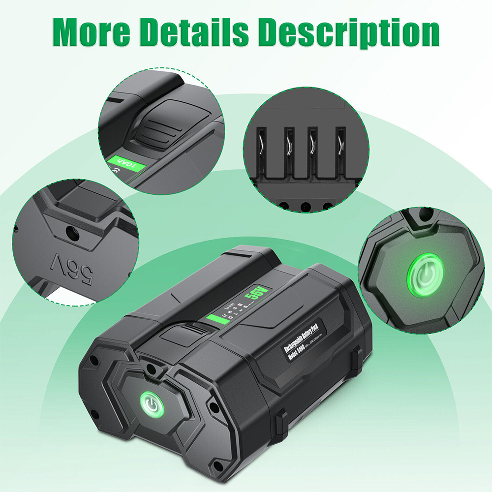 Modal Additional Images for 9000mAh EGO BA2800 BA2800T BA4200 BA4200T BA1400 BA1400T  Bateria