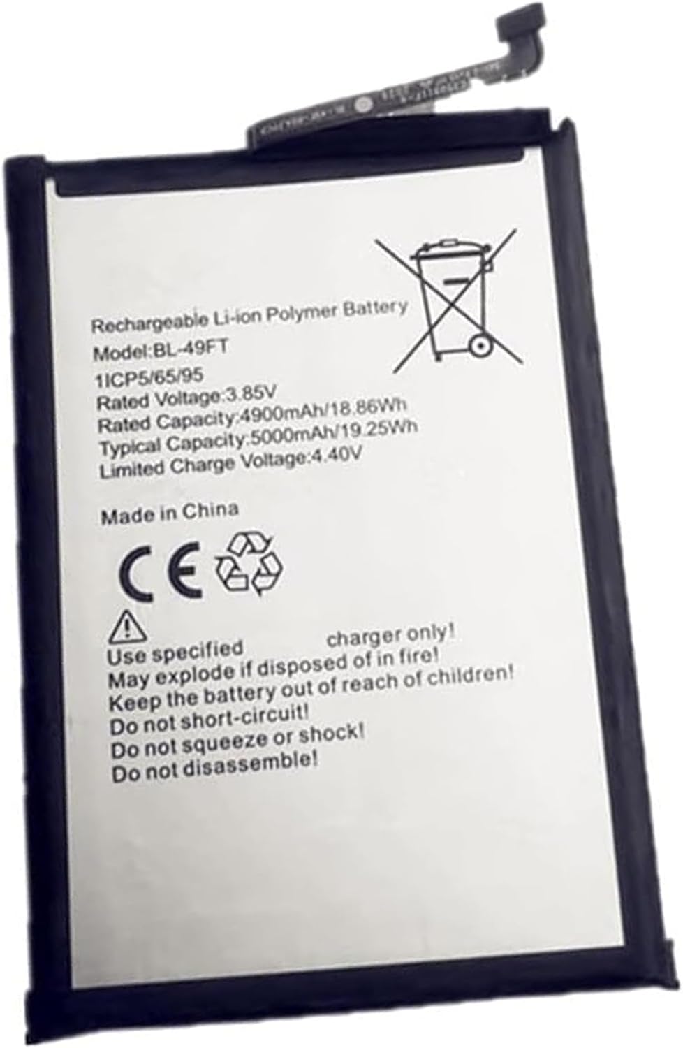 (image for) 3.85V BL-49FT Infinix Hot 9 X655 X650/Tecno Hot8Lite Bateria