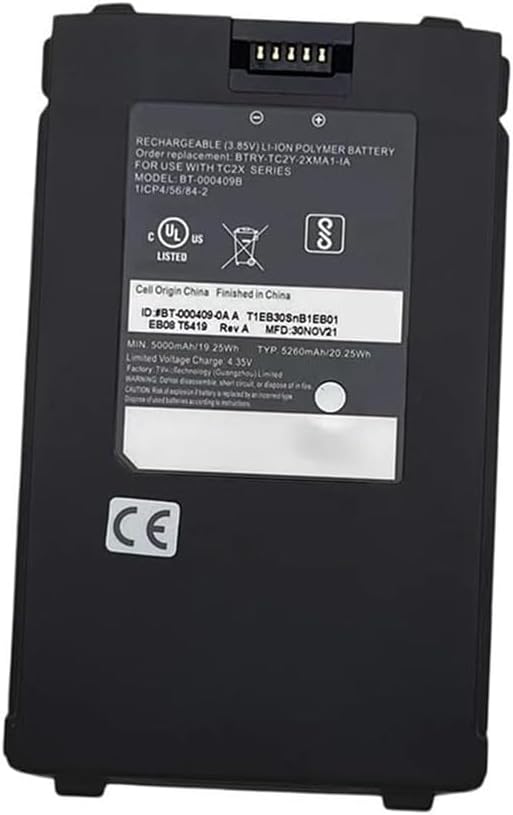 (image for) BT-000409A BTRY-TC2Y-1XMA1-01 Zebra TC21 TC26 Bateria