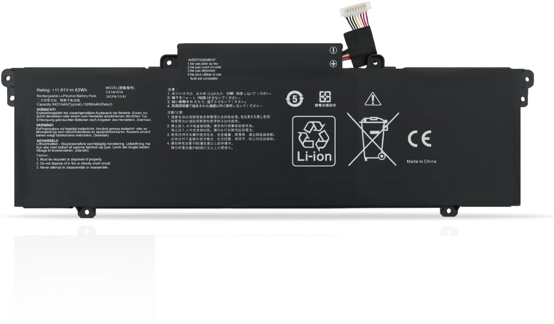 (image for) C31N1914 Asus ZenBook 14 UM425QA UM425UAZ UX425QA UX425UAZ,UX435EA UX435EAL UX435EG UX435EGL Bateria