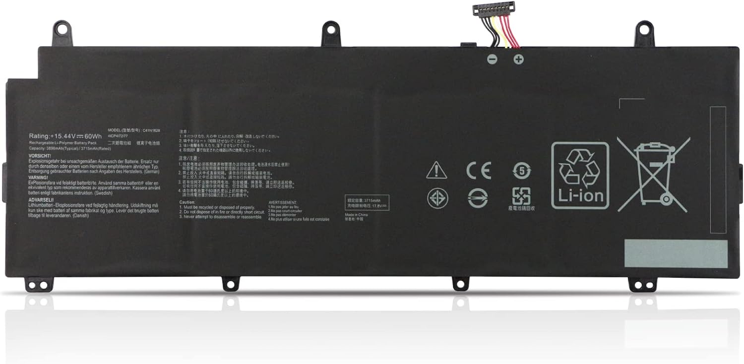 (image for) C41N1828 ASUS ROG Zephyrus S GX531GV GX531GW GX531GX GX531GWR GX531GXR Bateria