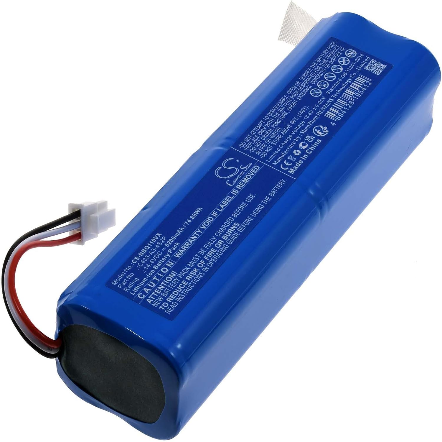 (image for) ECOVACS Deebot 900,700,M88,DE33,DE35,DG710,DG716,Deebot OZMO 610,901,902 Bateria
