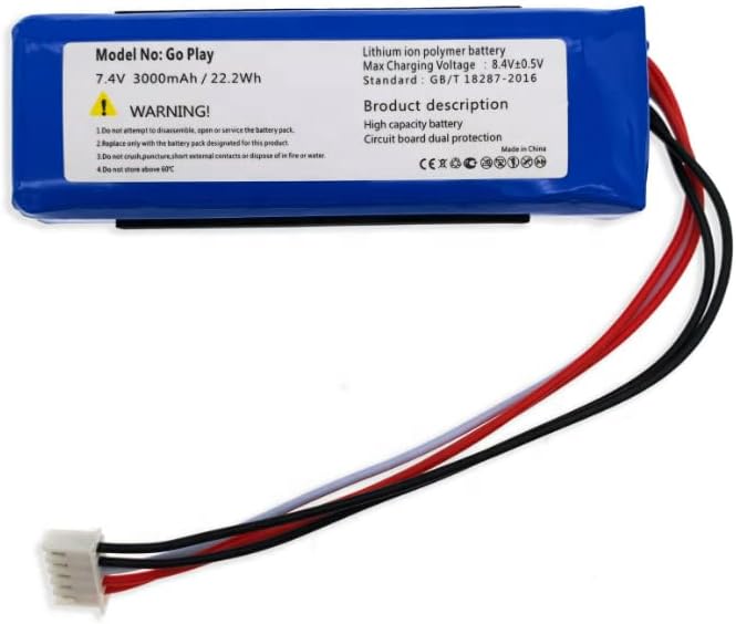 (image for) 7.4V 3000mAh CP-HK06 GSP1029102 01 Harman/Kardon Go Play, Go Play Mini, GO+ Play Bateria