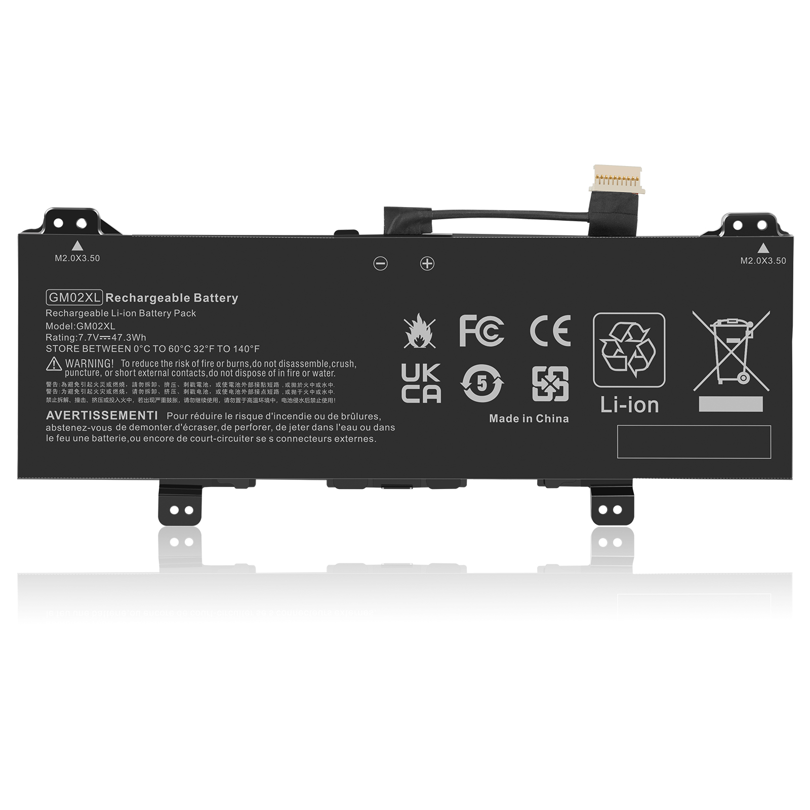 Bateria para HP Chromebook 14-ca 14-ca051sa 11A-NB GM02XL 917725-855