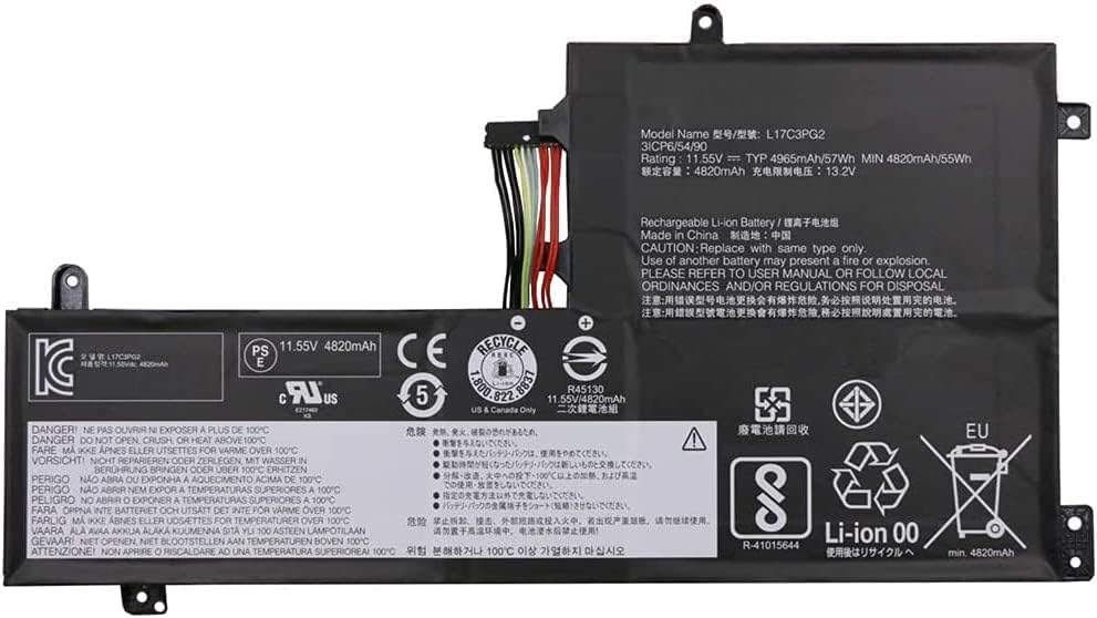 Bateria para 11.4V L17C3PG2 L17C3PG1 Lenovo Legion Y530 Y730 Y740-15IC